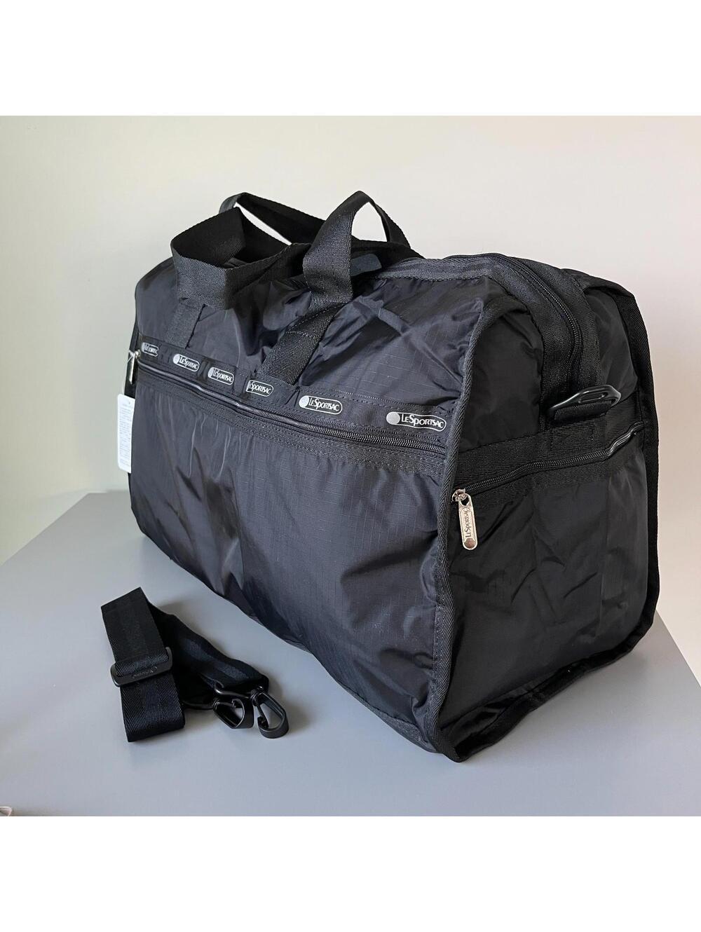 Lesportsac Black Large Weekender NWT - Picture 2 of 8